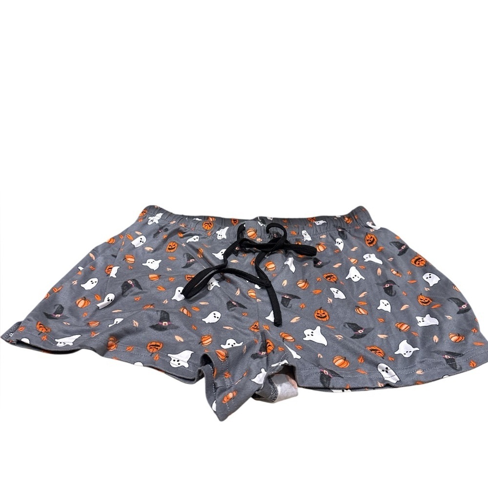 Kids Halloween Ghost Print Shorts